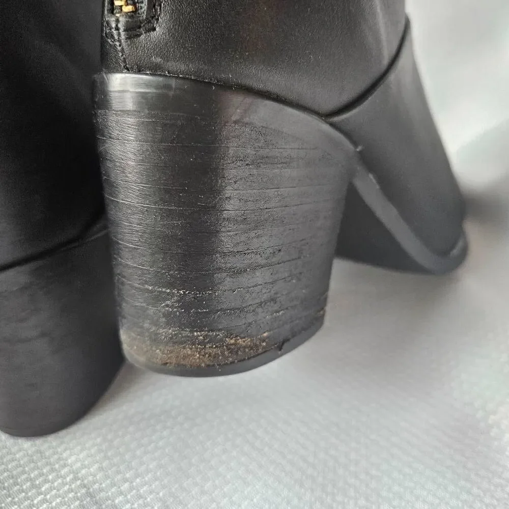 Nisolo Dari Commuter Boot Size 8 in Black Leather